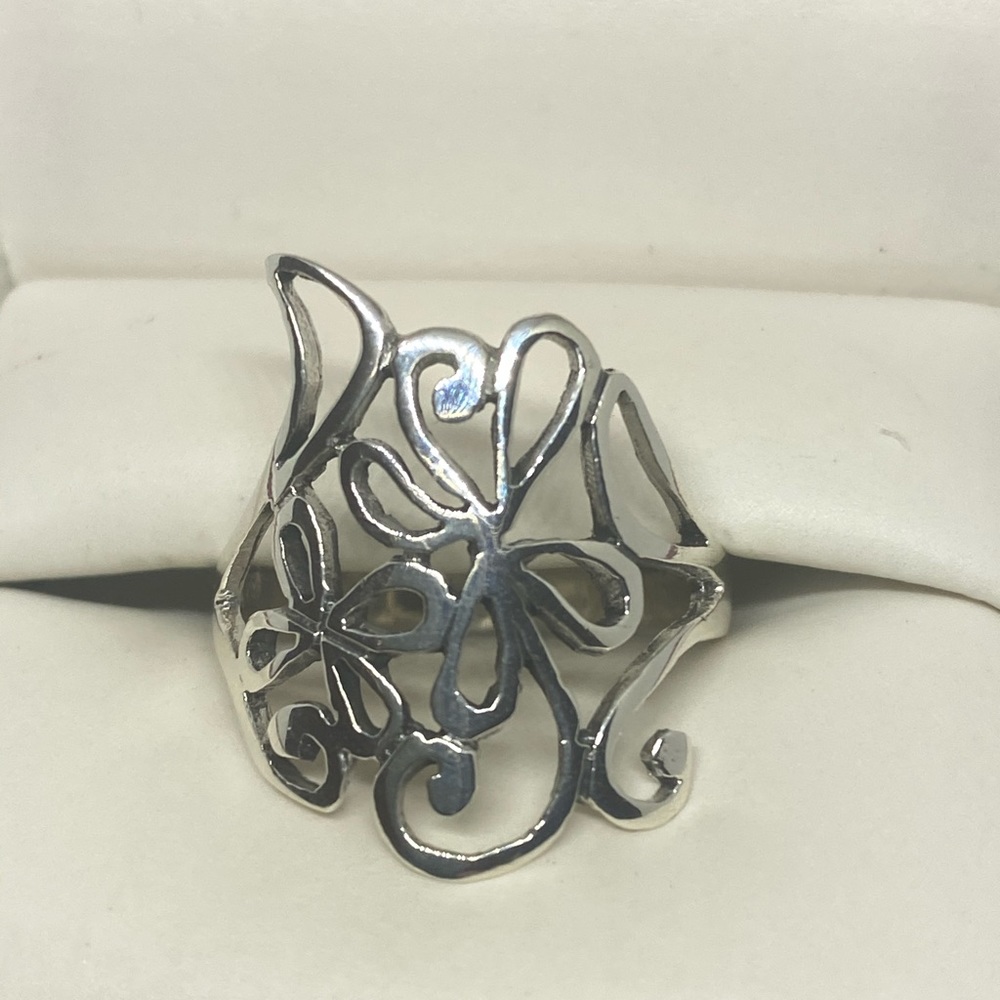 Sterling Silver Abstract Ring - image 5